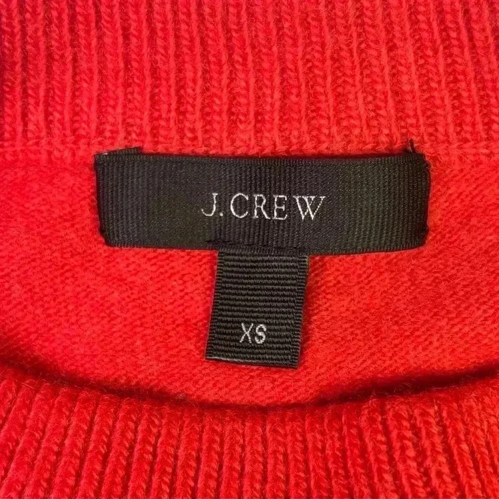 J Crew Women’s Oversized 3/4 sleeve Wool Blend Sweater Size XS